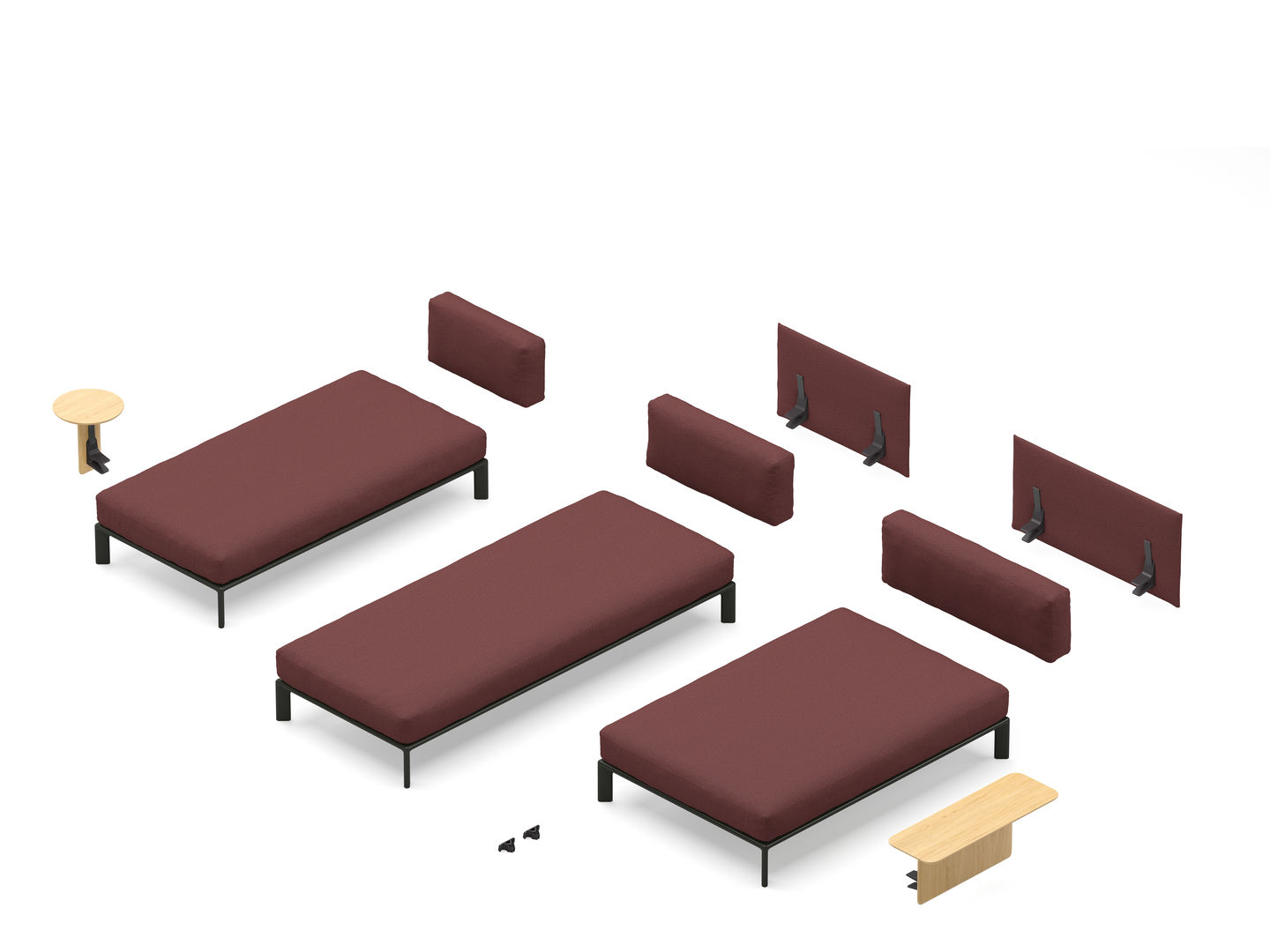 Anagram Sofa – individual parts