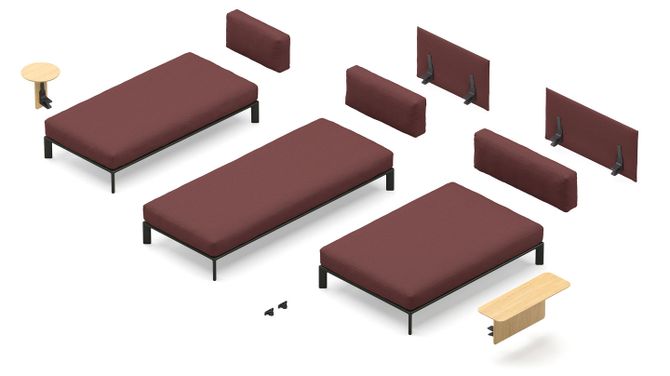 Anagram Sofa – individual parts